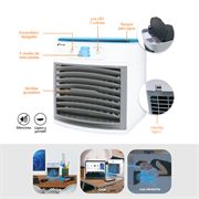 NEXTEP SOLUCIONES - Enfriador Nextep Personal de Escritorio 3 Velocidades Conexion USB