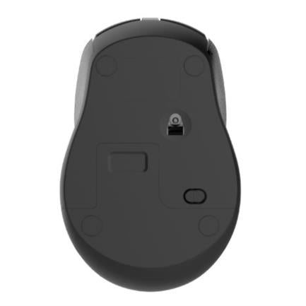 NEXTEP SOLUCIONES - Mouse Nextep Inalámbrico Ergónomico USB 1600 dpi Batería Incluida Color Negro