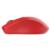 NEXTEP SOLUCIONES - Mouse Nextep Inalámbrico Ergónomico USB 1600 dpi Batería Incluida Color Rojo