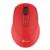 NEXTEP SOLUCIONES - Mouse Nextep Inalámbrico Ergónomico USB 1600 dpi Batería Incluida Color Rojo
