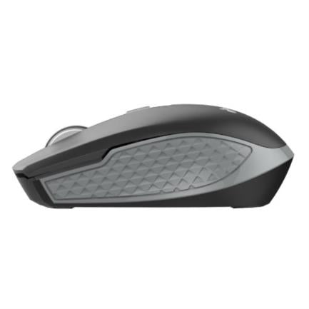 NEXTEP SOLUCIONES - Mouse Nextep Inalámbrico Recargable Switch Encendido 1600 dpi Color Negro-Gris
