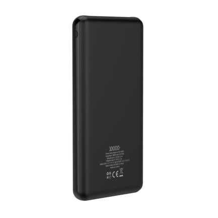 NEXTEP SOLUCIONES - Power Bank Nextep Ultra Ligera 10000 mAh 3 Puertos Color Negro