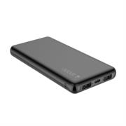 NEXTEP SOLUCIONES - Power Bank Nextep Ultra Ligera 10000 mAh 3 Puertos Color Negro