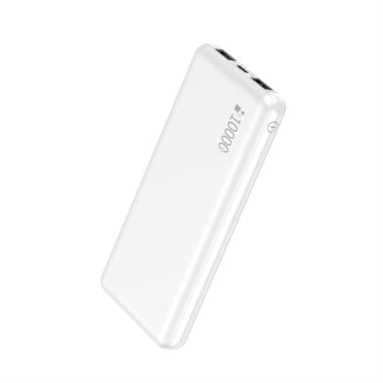 NEXTEP SOLUCIONES - Power Bank Nextep Ultra Ligera 10000 mAh 3 Puertos Color Blanco