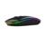 NEXTEP SOLUCIONES - Mouse Nextep Inalámbrico Recargable Delgado/Silencioso RGB 1600 dpi Color Negro