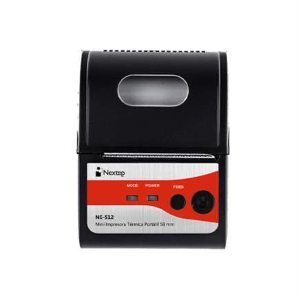NEXTEP SOLUCIONES - Mini Impresora Nextep Térmica Portátil 58mm USB Bluetooth