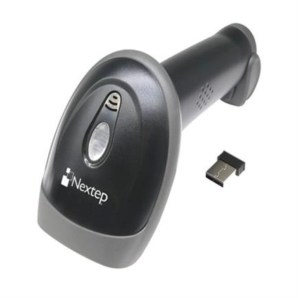 NEXTEP SOLUCIONES - Lector de Códigos de Barra y QR Nextep Inalámbrico (1D/2D) USB