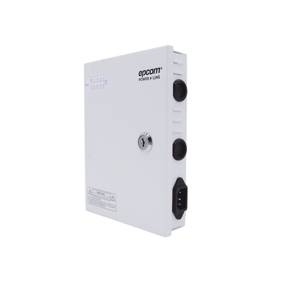 EPCOM POWERLINE - Fuente / 11-15 V / 9 canales / 16 A / Alta tecnología en seguridad / Doble ventilador / Hasta 1.8 Amperes por Salida / Filtro de ruido por canal / Diseño de alta gama.