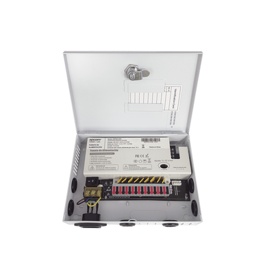 EPCOM POWERLINE - Fuente / 11-15 V / 9 canales / 16 A / Alta tecnología en seguridad / Doble ventilador / Hasta 1.8 Amperes por Salida / Filtro de ruido por canal / Diseño de alta gama.