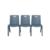 NEXTEP SOLUCIONES - Silla de Visitas/Comedor Nextep Fibra Alta Resistencia Apilable Gris Obscuro