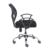 NEXTEP SOLUCIONES - Silla Secretarial Nextep de Altura Ajustable Tela Negra Base Giratoria