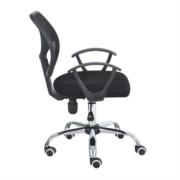 NEXTEP SOLUCIONES - Silla Secretarial Nextep de Altura Ajustable Tela Negra Base Giratoria