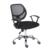 NEXTEP SOLUCIONES - Silla Secretarial Nextep de Altura Ajustable Tela Negra Base Giratoria