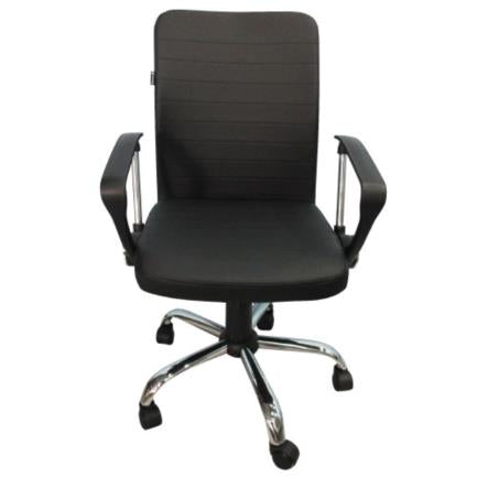 NEXTEP SOLUCIONES - Silla Ejecutiva Nextep Altura Ajustable Reclinable Polipiel/Base Giratoria