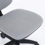 NEXTEP SOLUCIONES - Silla de Oficina Nextep de Altura Ajustable Tela Gris Base Giratoria