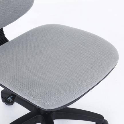 NEXTEP SOLUCIONES - Silla de Oficina Nextep de Altura Ajustable Tela Gris Base Giratoria