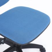 NEXTEP SOLUCIONES - Silla de Oficina Nextep de Altura Ajustable Tela Azul Base Giratoria