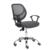 NEXTEP SOLUCIONES - Silla Secretarial Nextep de Altura Ajustable Tela Gris Base Giratoria