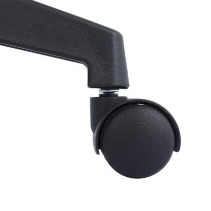 NEXTEP SOLUCIONES - Silla Ejecutiva Nextep de Altura y Descansabrazos Ajustable Tela/Malla Negro y Base Giratoria