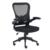 NEXTEP SOLUCIONES - Silla Ejecutiva Nextep de Altura y Descansabrazos Ajustable Tela/Malla Negro y Base Giratoria