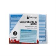 NEXTEP SOLUCIONES - Comprobante de Gastos Nextep 1/4 Carta 3 Blocks C/50 CU
