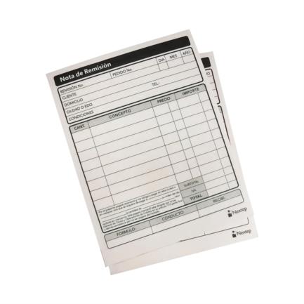 NEXTEP SOLUCIONES - Block Remision Nextep Autocopiante 1/4 Carta 3 Blocks 44 Hojas CU