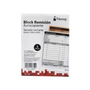 NEXTEP SOLUCIONES - Block Remision Nextep Autocopiante 1/4 Carta 3 Blocks 44 Hojas CU