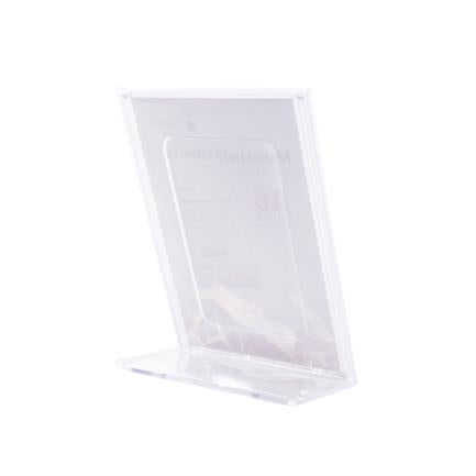 NEXTEP SOLUCIONES - Marco para Letreros Nextep Vertical A6 10.2X15.2cm Acrilico Transparente