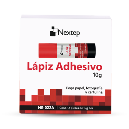 NEXTEP SOLUCIONES - Lapiz Adhesivo Nextep 10 Gramos C/12
