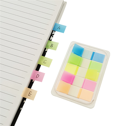 NEXTEP SOLUCIONES - Banderitas Nextep Mini Neon 5 Colores 100 Piezas c/10 Estuches
