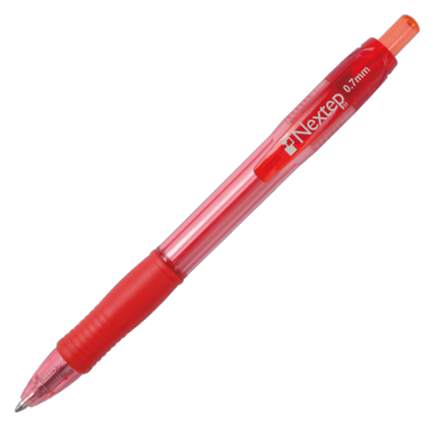 NEXTEP SOLUCIONES - Boligrafo Nextep Gel Retractil Mediano 0.7mm Rojo c/6