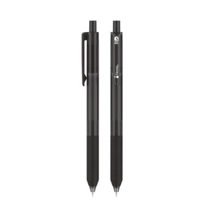 NEXTEP SOLUCIONES - Boligrafo Nextep Gel Retractil Silencioso Fino 0.5mm Negro C/6