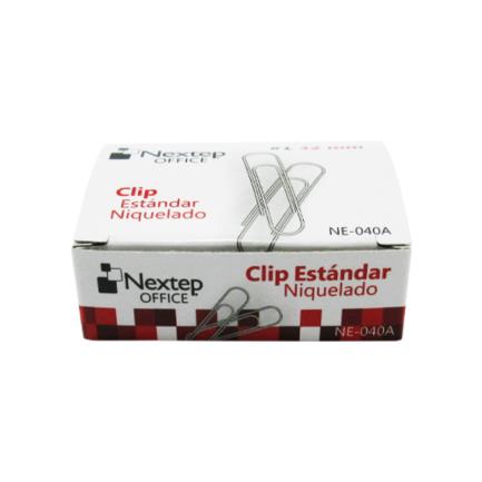 NEXTEP SOLUCIONES - Bundle Clip Estandar Nextep Niquelado #1 32 mm C/10 100 Clips C/U Cont. 2Piezas
