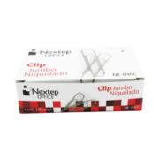 NEXTEP SOLUCIONES - Bundle Clip Jumbo Nextep Niquelado 50mm 100 Clips Cont. 4Piezas