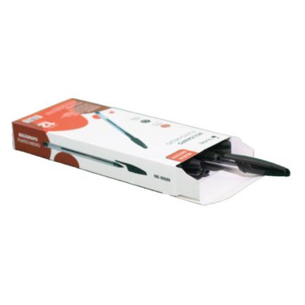 NEXTEP SOLUCIONES - Bundle Boligrafo Nextep 1000 Negro 1mm C/12 Cont. 6Piezas