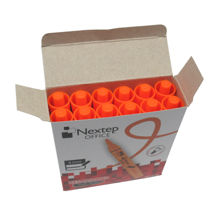 NEXTEP SOLUCIONES - Bundle Resaltador Nextep Naranja C/12 Cont. 2 Piezas