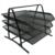 NEXTEP SOLUCIONES - Bundle Charola Organizadora Nextep Malla Metalica de 3 Neveles Negro Tipo Oficio Cont. 2Piezas
