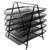 NEXTEP SOLUCIONES - Bundle Charola Organizadora Nextep Malla Metalica de 5 Niveles Negro Tipo Oficio Cont 2Piezas