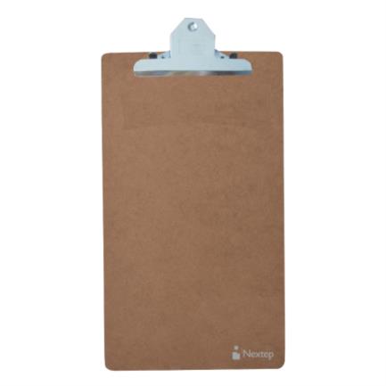 NEXTEP SOLUCIONES - Bundle Tabla de Madera Nextep con Clip Oficio Cont. 2 Piezas