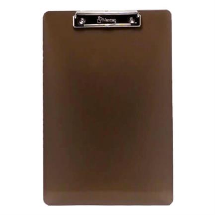 NEXTEP SOLUCIONES - Bundle Tabla Plastica Nextep con Clip Oficio Humo Cont. 2 Piezas