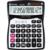 NEXTEP SOLUCIONES - Bundle Calculadora Nextep 12 Dígitos Pantalla Grande Escritorio Cubierta Metalica Solar/Bateria Funcion Revisar y Correg