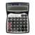 NEXTEP SOLUCIONES - Calculadora Nextep 12 Dígitos Pantalla Grande Escritorio Cubierta Metálica Batería/Solar