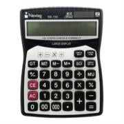 NEXTEP SOLUCIONES - Calculadora Nextep 12 Dígitos Pantalla Grande Escritorio Cubierta Metálica Batería/Solar