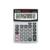 NEXTEP SOLUCIONES - Calculadora Nextep 12 Dígitos Cubierta Metálica Semi Escritorio Solar/Bateria