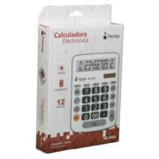 NEXTEP SOLUCIONES - Calculadora Nextep 12 Dígitos Escritorio Teclas Grandes Solar/Batería