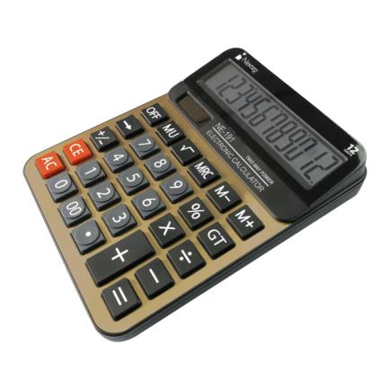 NEXTEP SOLUCIONES - Calculadora Nextep 12 Digitos Gran Escritorio Solar/Bateria