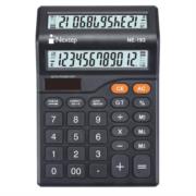 NEXTEP SOLUCIONES - Calculadora Nextep 12 Digitos Pantalla Doble Escritorio Solar/Bateria Funcion Revisar Y Corregir