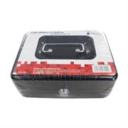 NEXTEP SOLUCIONES - Caja Dinero Nextep Metálica Mediana 20cm Color Negro