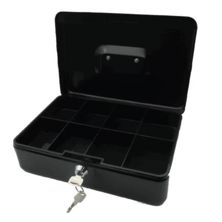 NEXTEP SOLUCIONES - Caja Dinero Nextep Metálica Grande 25cm Color Negro