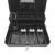 NEXTEP SOLUCIONES - Caja Dinero Nextep Metalica Extra Grande 30 cm Bandeja Con Clips Para 4 Billetes